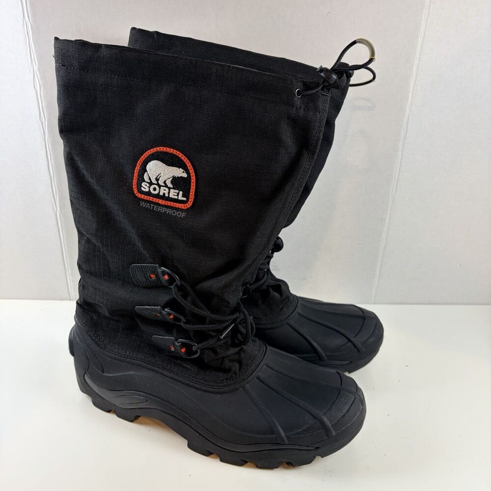 Sorel Blizzard XT Snow Boots Mens Size 13 Black Waterproof Insulated NM2141-010